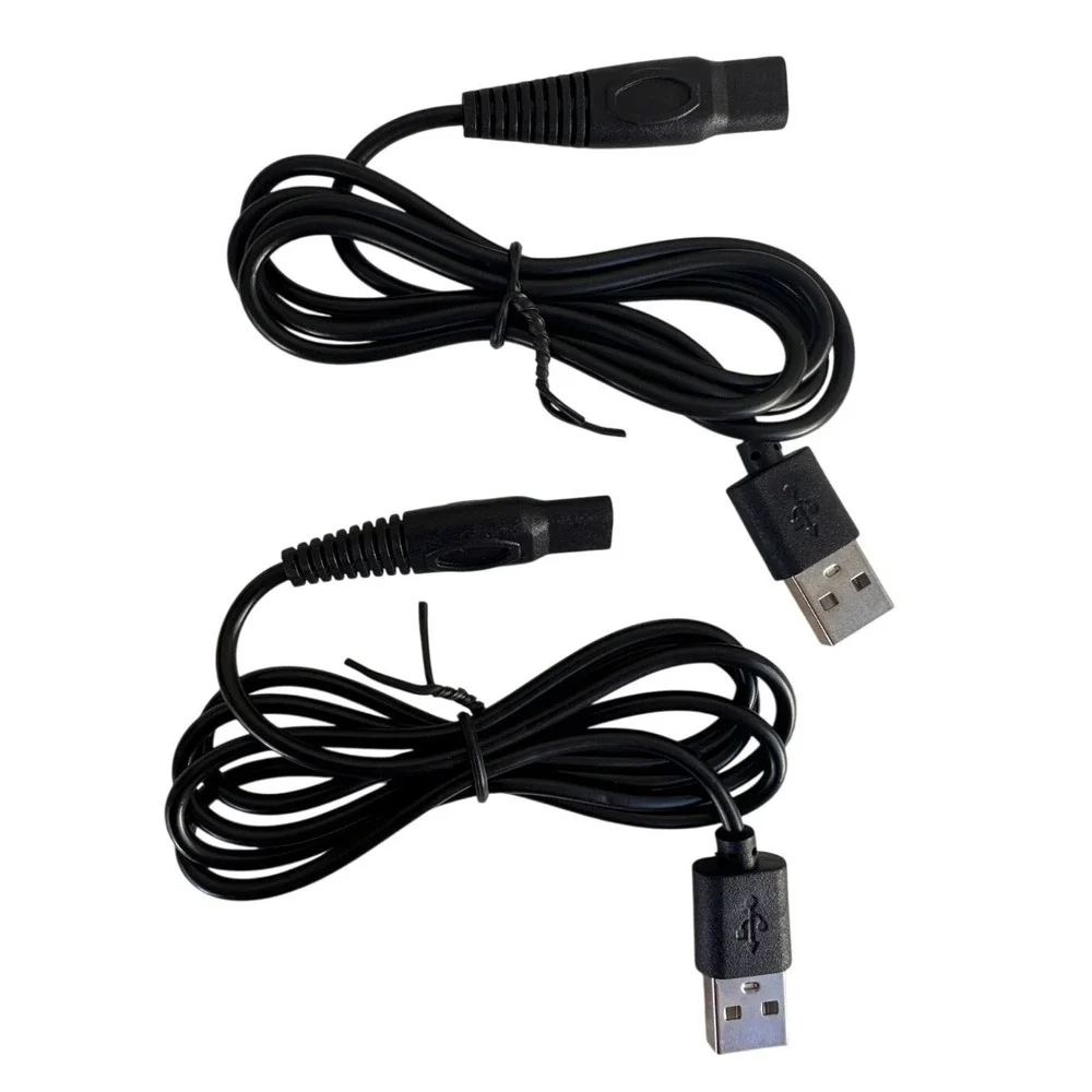 2Pcs The Lord‎ of the Tools 5V Electric Shaver USB Charger Cable Replacement